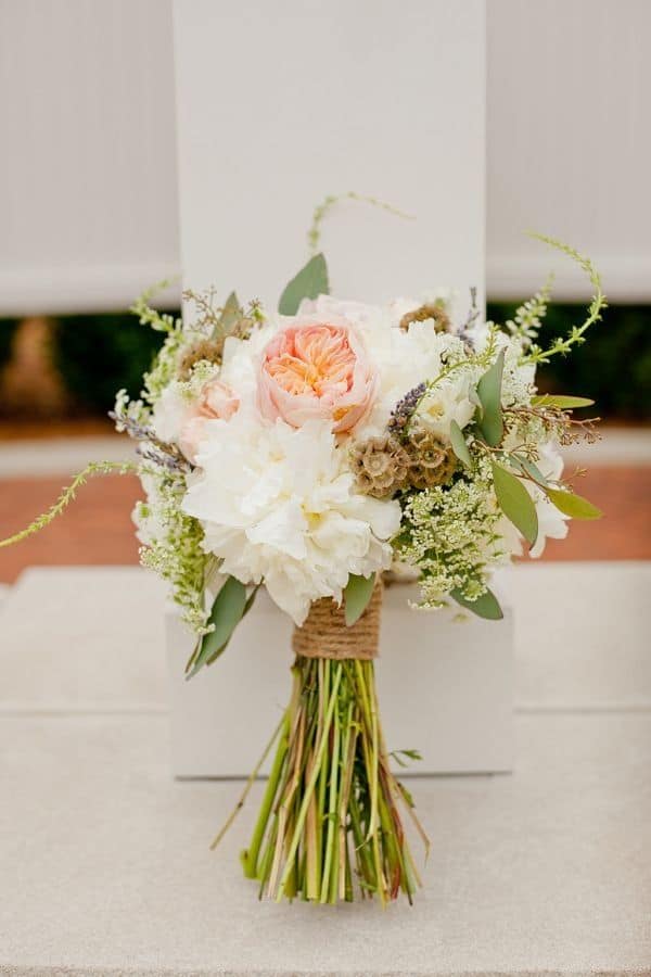 Bouquet de mariée rustique bricolage