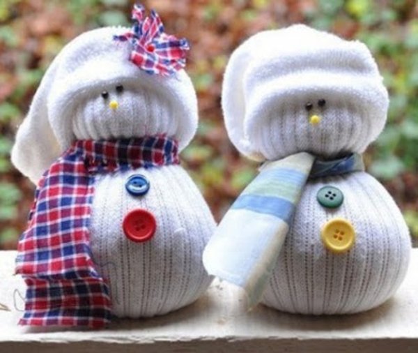 Décorations de Noël pour enfants - bonhomme de neige