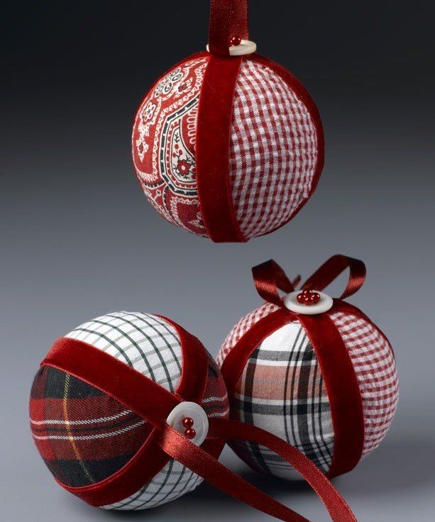 Comment faire des boules de Noël en patchwork? - Housekeeping Magazine