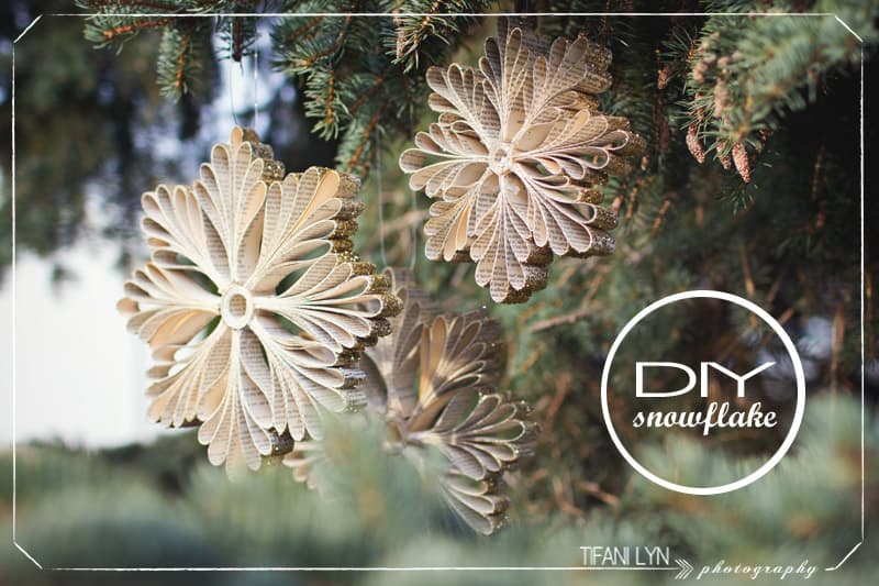 Flocons de papier en boucle