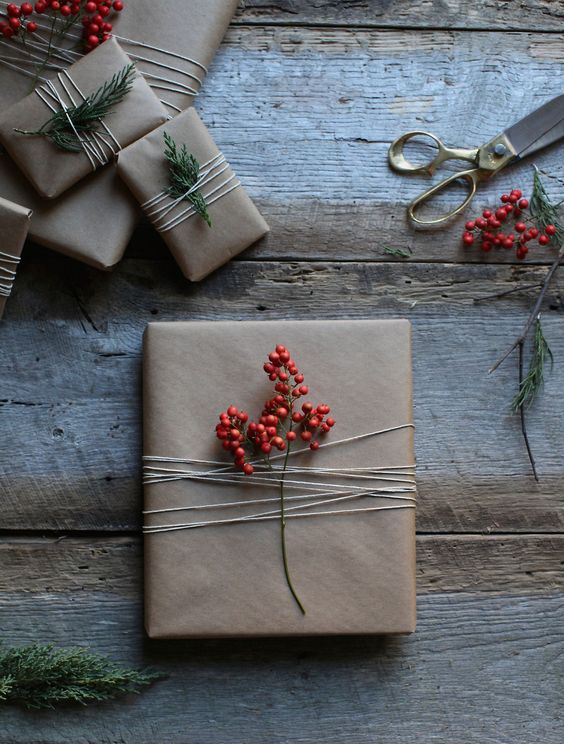 Comment emballer des cadeaux cette Noël bricolage idées et photos (1)