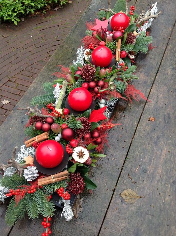 Centres de table de Noël à admirer