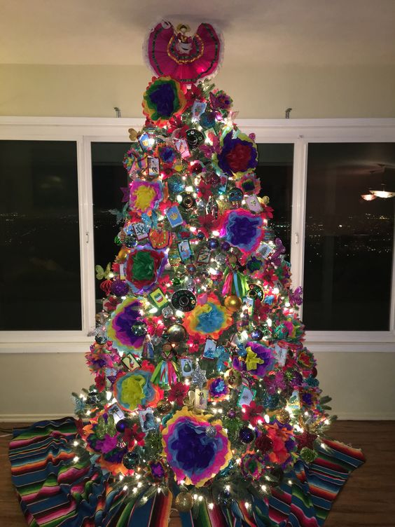 10 arbres de Noël avec décoration mexicaine (8)