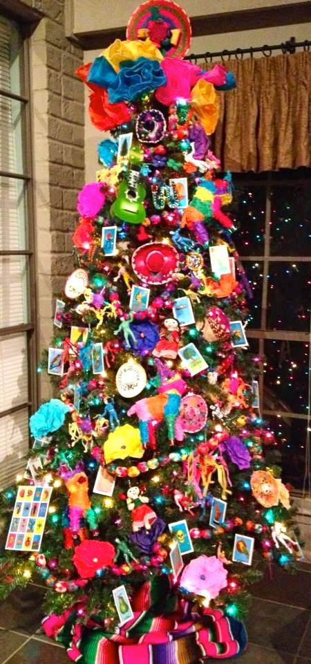 10 arbres de Noël avec décoration mexicaine (5)