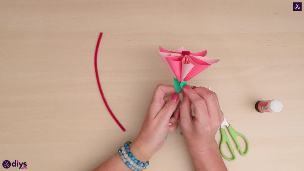 Artisanat de fleurs en papier 3D bricolage