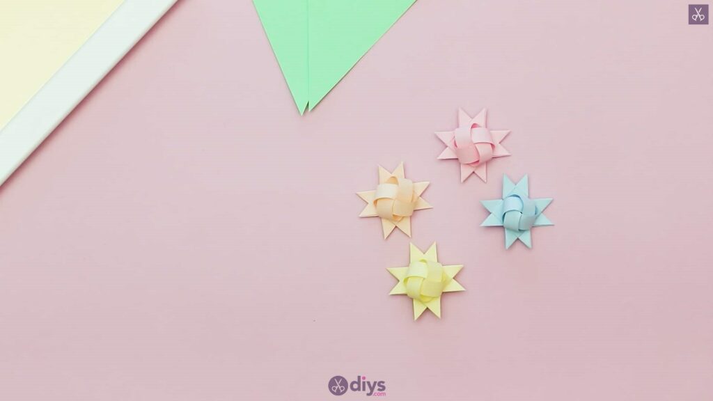Diy origami flower art step 8c