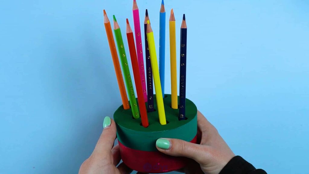 Porte-crayon en béton bricolage étape 9
