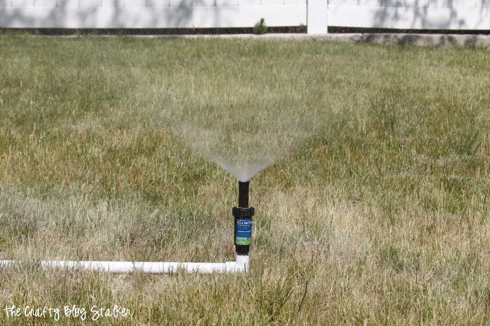 Système d'irrigation hors sol en PVC