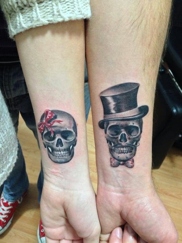 Idées de tatouage de mariage Jolly Roger