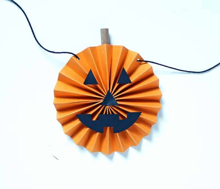 Guirlande de citrouille Rosette DIY Mini Tasee; S