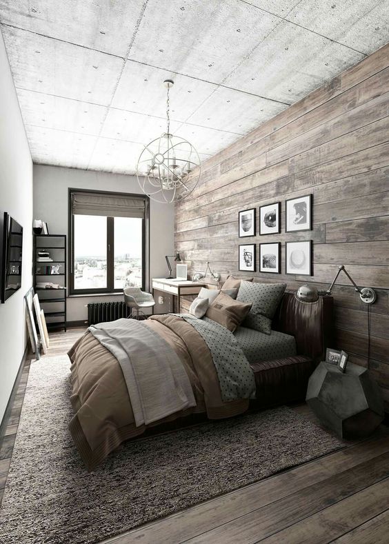 Chambres en blanc et bois