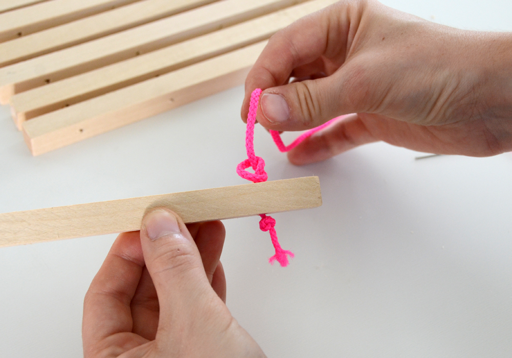 Bricolage Trivet en bois Doble Knot