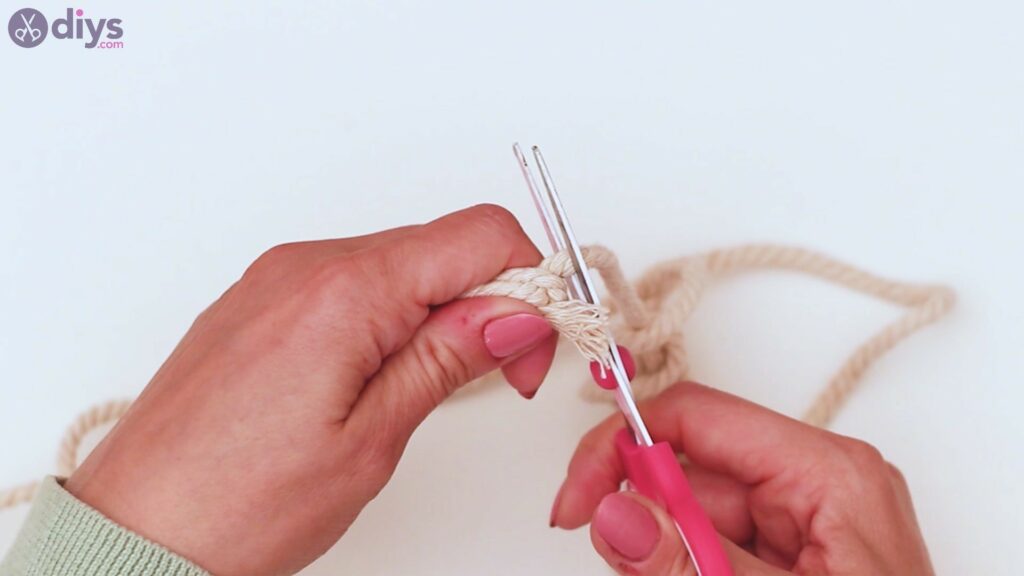Étapes de porte-clés en textile (3)