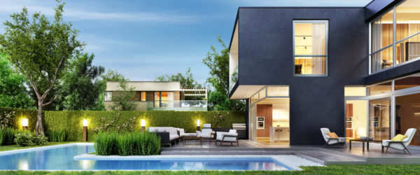 Idées de conseils pour faire une façade de maison minimaliste façade de cube noir 