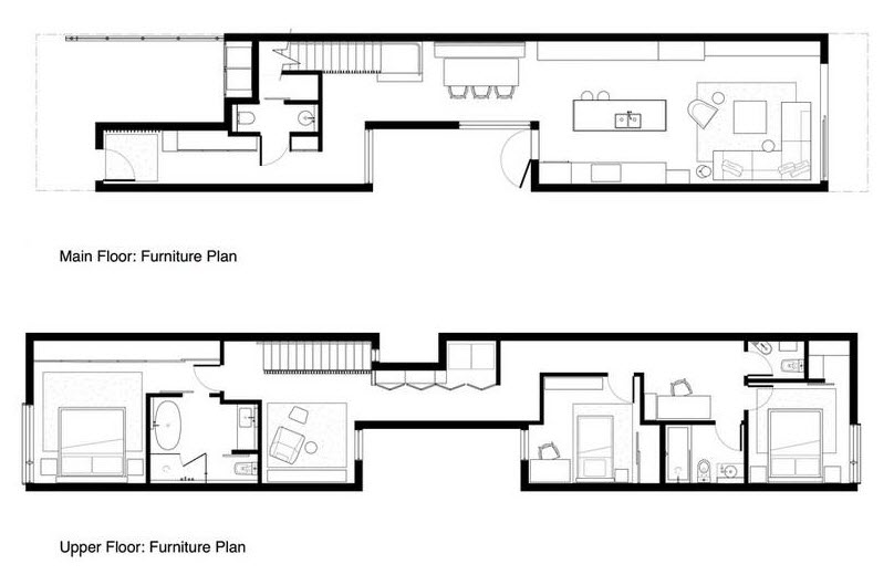 Plans de petites maisons Plans de petite maison à deux étages