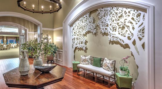 Panneaux découpés au laser pour la décoration intérieure