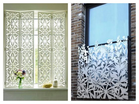 Fenêtres en treillis