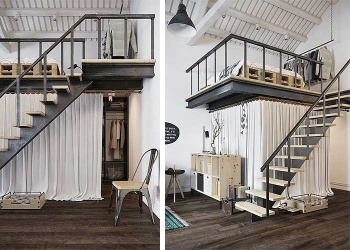 Types de chambres en mezzanines