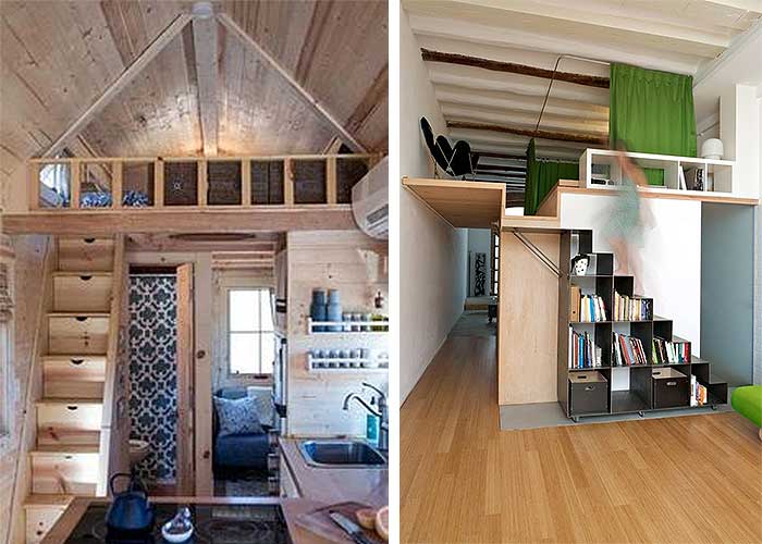 Types de chambres en mezzanines