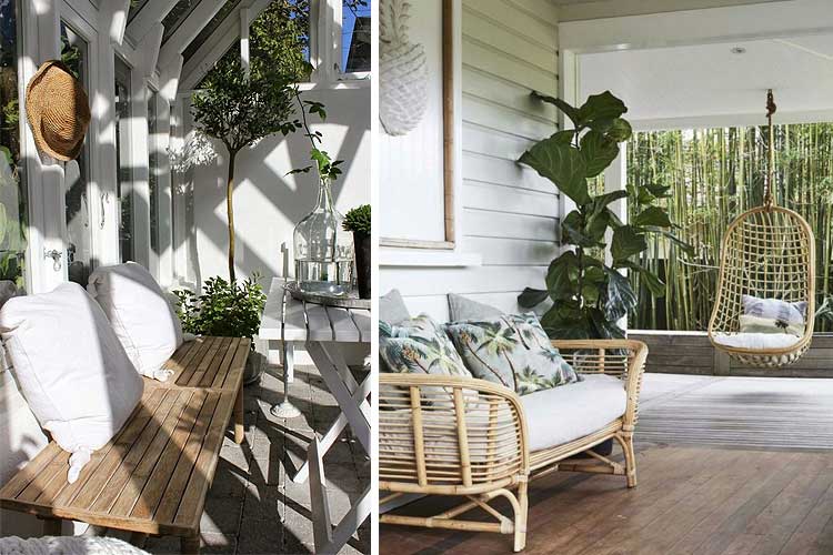 comment décorer les porches d'été