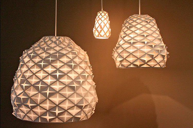 Lampes en papier design