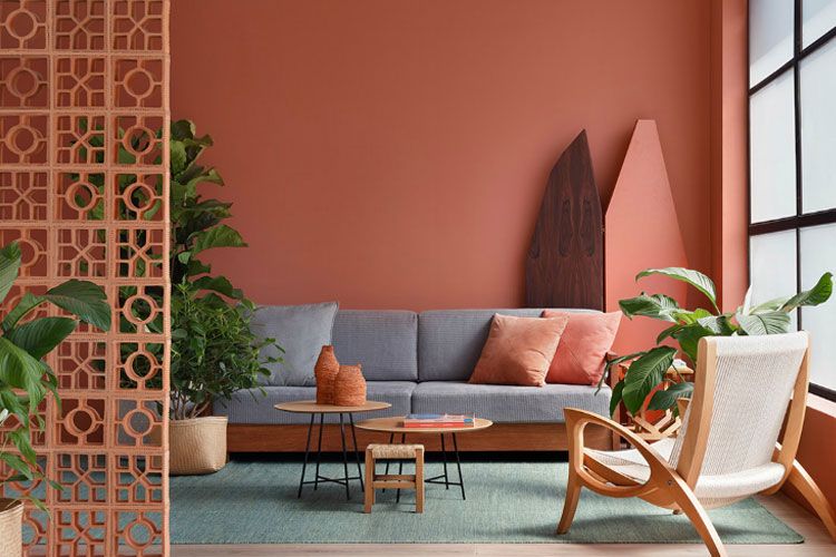 couleur des murs Living Coral