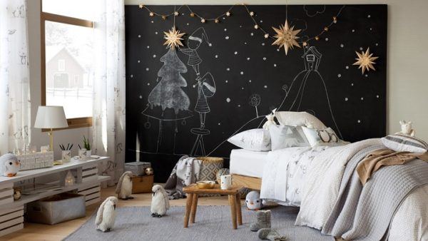 Décoration de la chambre des enfants à Noël 2020