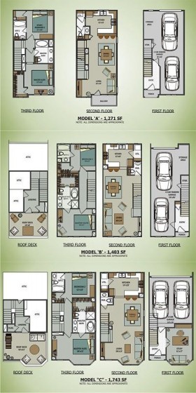 Plans de maisons à plusieurs étages construites avec des conteneurs