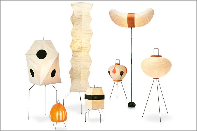 Lampes en papier Isamu Noguchi