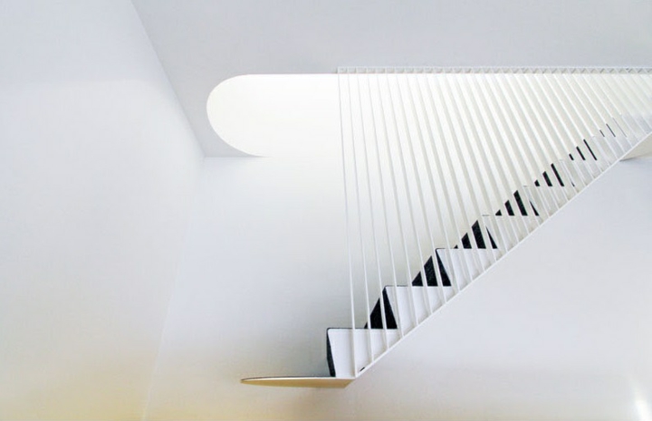 conception d & # 39; escaliers concept gris