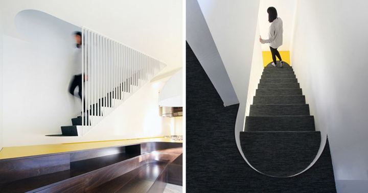 conception d'escalier moderne et fonctionnelle