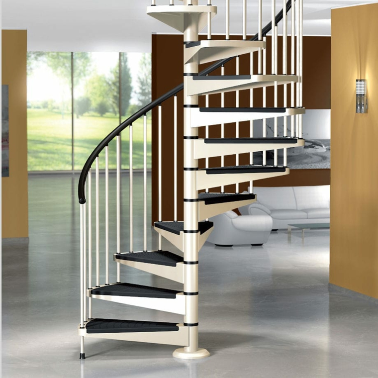 escaliers en aluminium-intérieur-moderne