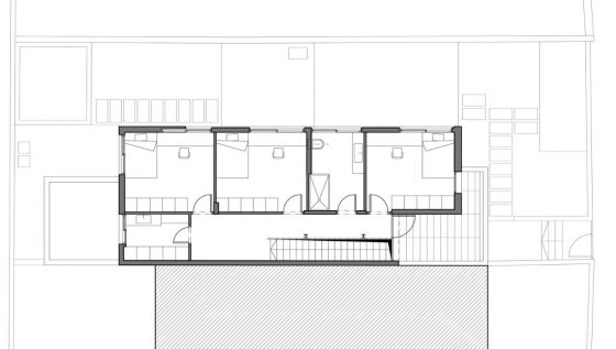Plan du deuxième étage de la maison