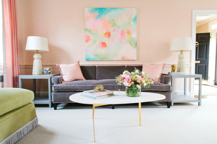 couleurs-à-peindre-une-maison-couleur-rose-clair-mur