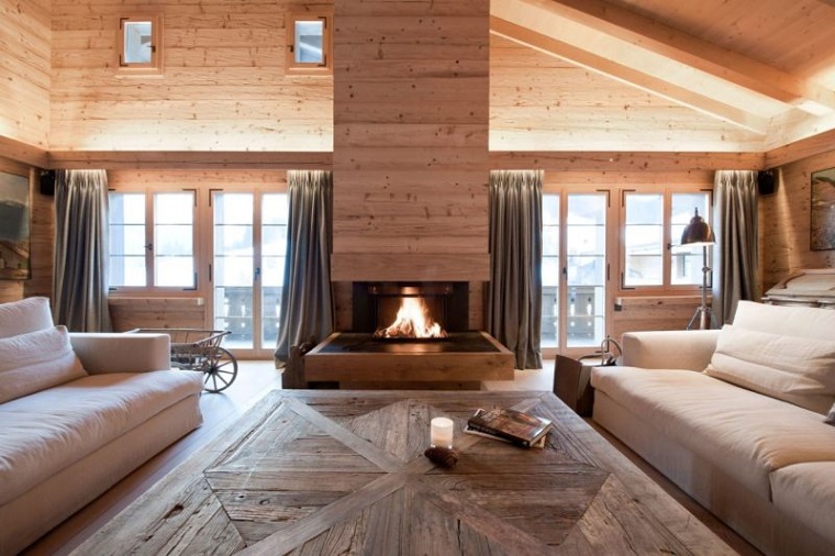cabines de luxe avec cheminée