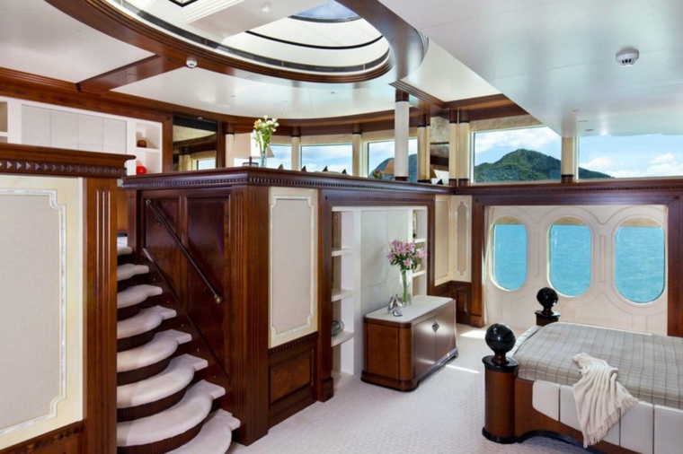 intérieur de yacht