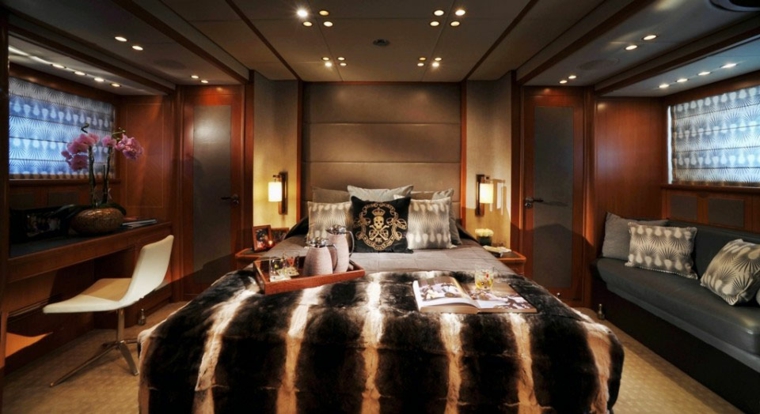intérieurs de yacht de luxe