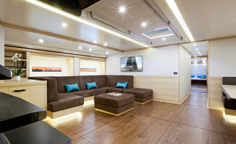 décoration intérieure de yacht