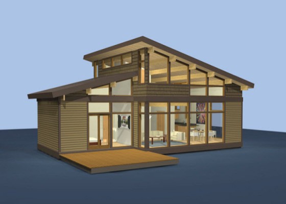 Petite maison aux toits à pignon Petite maison aux toits à pignon