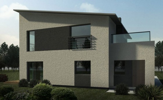 Façade de maison à deux étages Façade de maison à deux étages