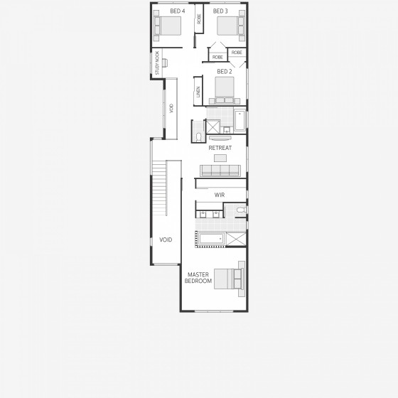 Petit plan de maison à deux étages Petit plan de maison à deux étages