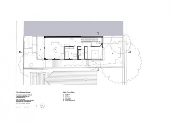 Plan du deuxième étage de la maison Plan du deuxième étage de la maison