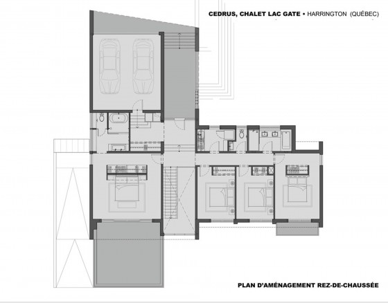 Plan de maison à deux étages - premier étage