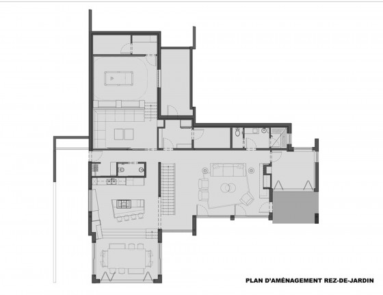 Plans de maison à deux étages - deuxième étage