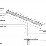 Plan détaillé du toit en pente