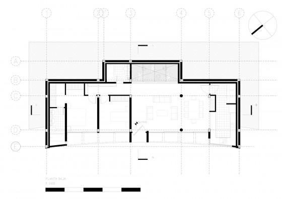 Plan de maison à un étage