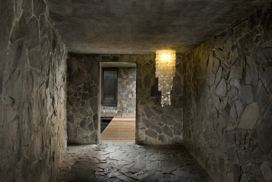 Design d'intérieur en placage de pierre