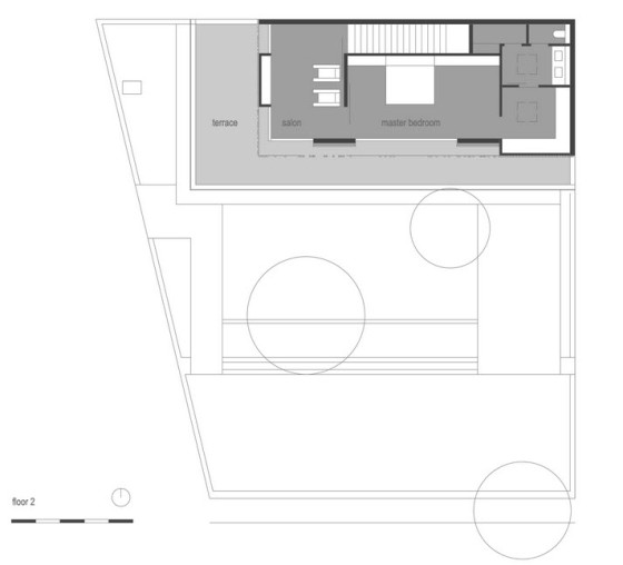 Plan de maison rustique 3 étages