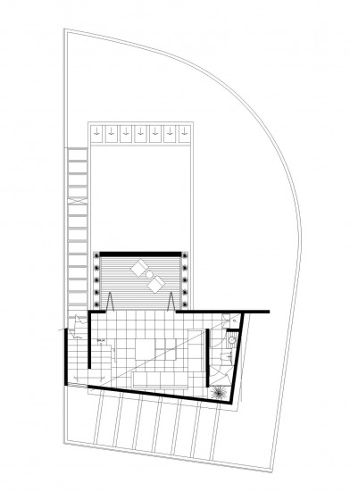 Plan de séjour avec terrasse 2