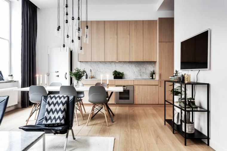 Décoration nordique cuisine appartement Stockholm Stylingbolaget ideas